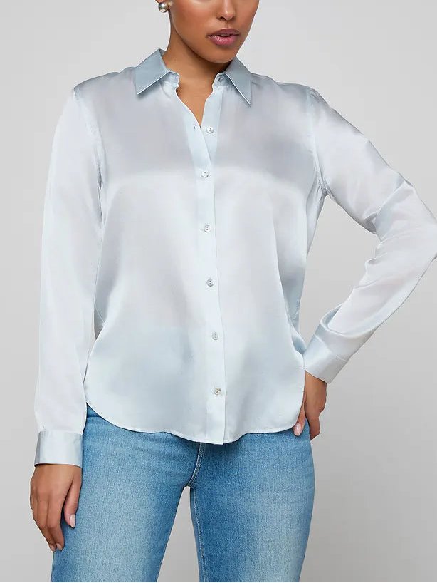 L'agence TS Tyler L\S Blouse