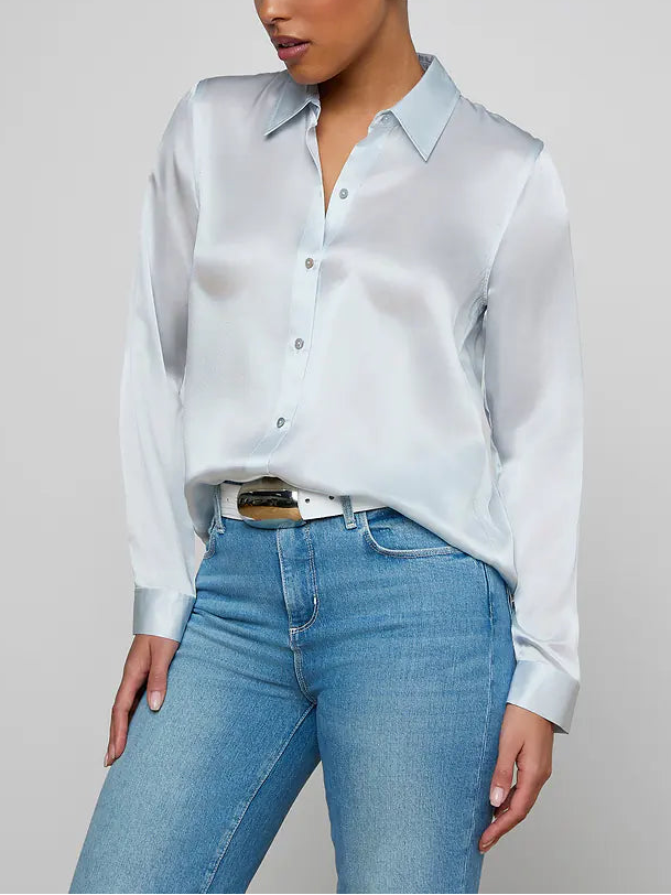 L'agence TS Tyler L\S Blouse