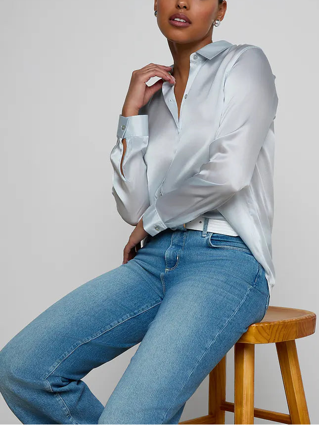 L'agence TS Tyler L\S Blouse