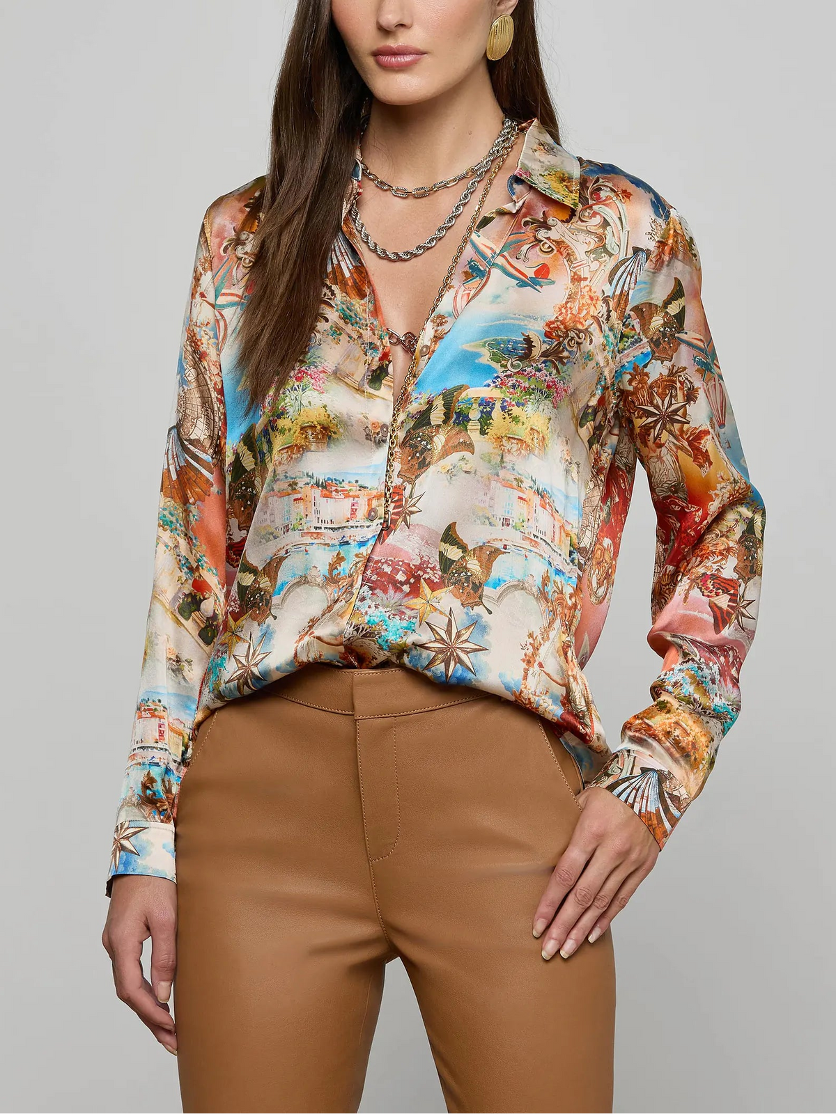 L'agence Tyler Silk Blouse