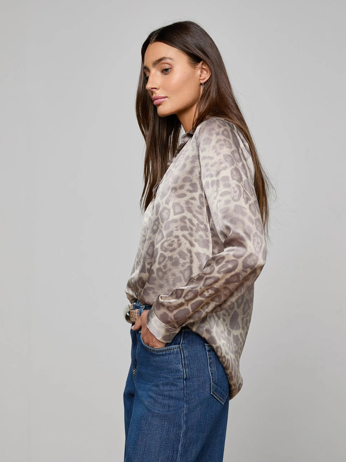 L'agence TS Tyler Silk Blouse
