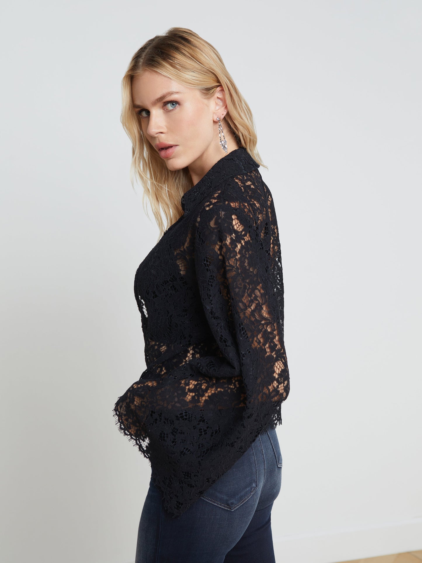 Lagence Carter Lace Blouse