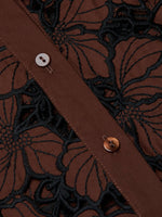 Lagence Seychelle Cropped Eyelet Blouse