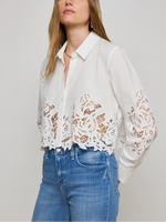 Lagence Seychelle Cropped Shirt