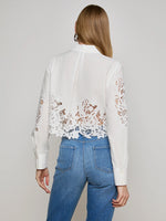 Lagence Seychelle Cropped Shirt