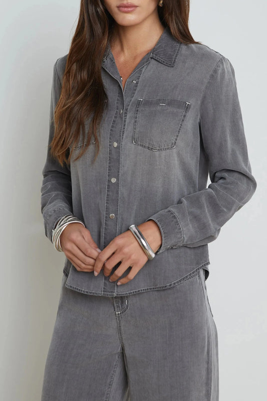 Lagence Isla Denim Shirt