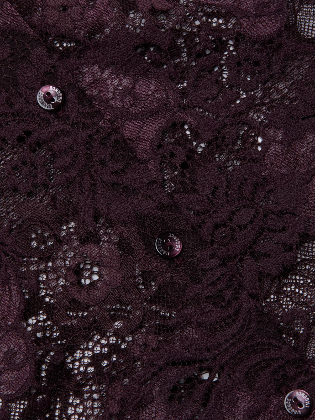 L'agence Maia Lace Button Down Blouse