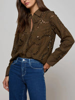 Lagence Ellery Eyelet L/S Blouse