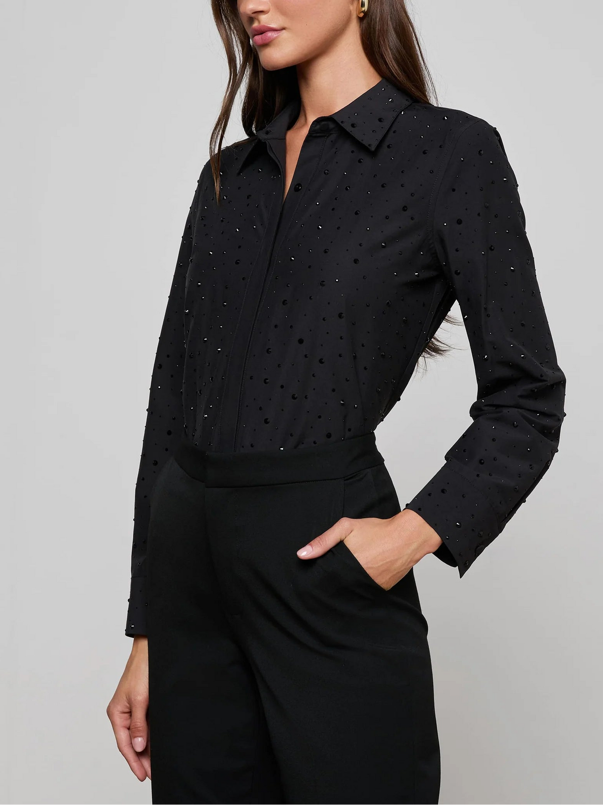 L'agence Ts Ellery L/S Blouse