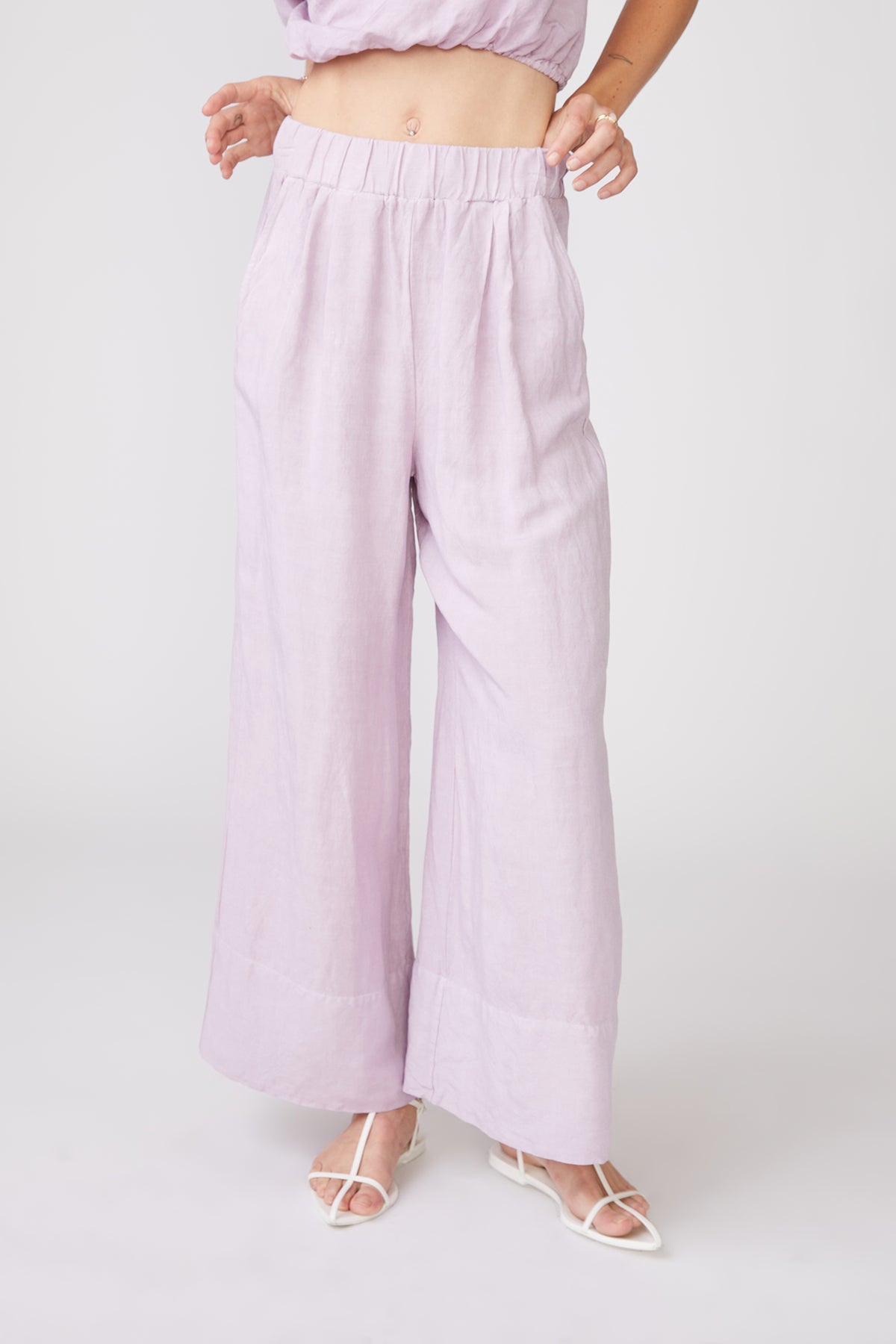 Stateside Linen Wide Leg Pant
