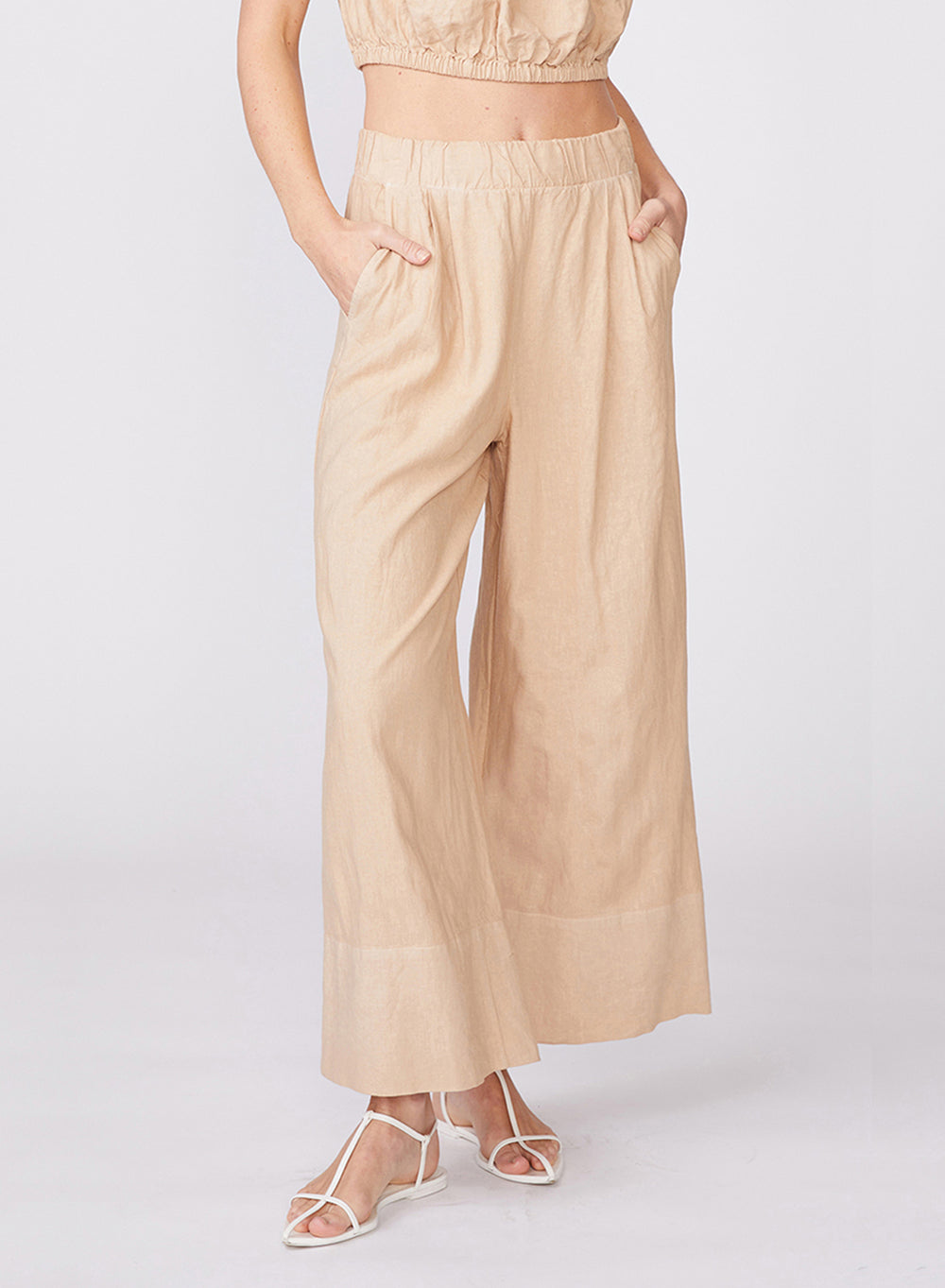 Stateside Linen Wide Leg Pant