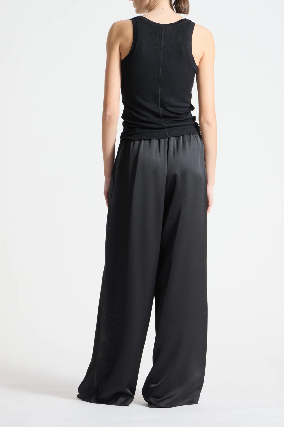 Saint Art Paige Charmeuse Pull-On Pant