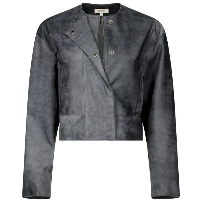 Jakett Mia Distressed Leather Jacket