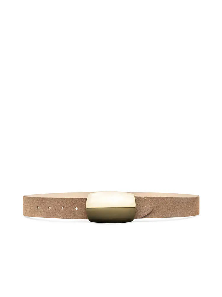 L'agence TS Milou Domed Suede Belt