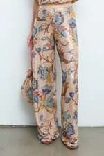 Aldo Martins Floral Sequin Straight Leg Trouser