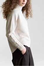 Psophia Mock Neck Wool Sweater