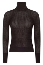 Lagence Umbra Tissue Weight Cable Turtleneck