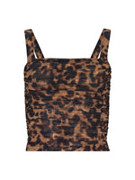 L'agence Rasha Shirred Mesh Tank