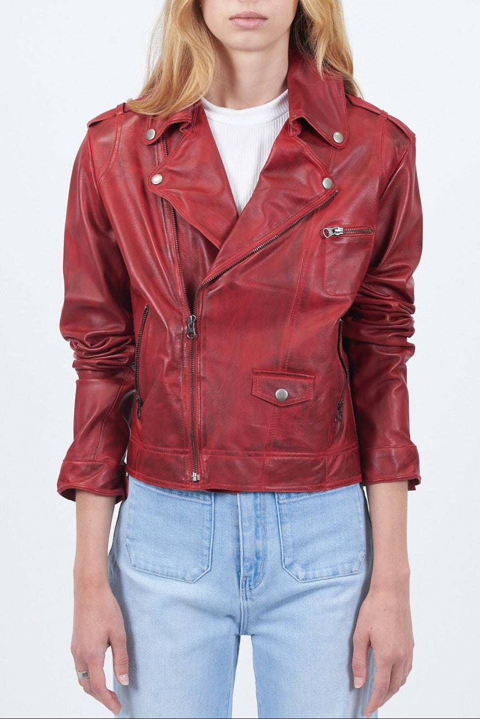 TS Jakett Tyler Vintage Leather Jacket