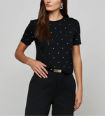 L'agence Stormy SS Embellished Tee
