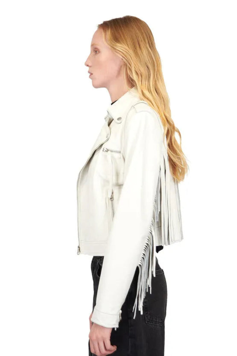 TS Jakett Tina Washed Leather Jacket