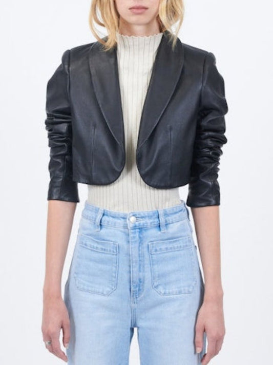 TS Jakett Charlie Washed Leather Jacket