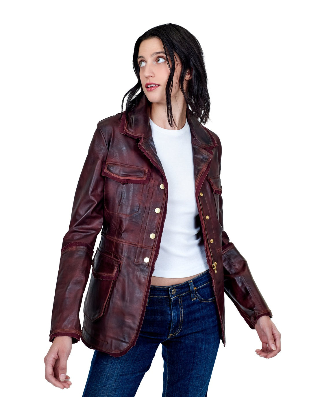 TS Jakett Meryl Vintage Leather Jacket