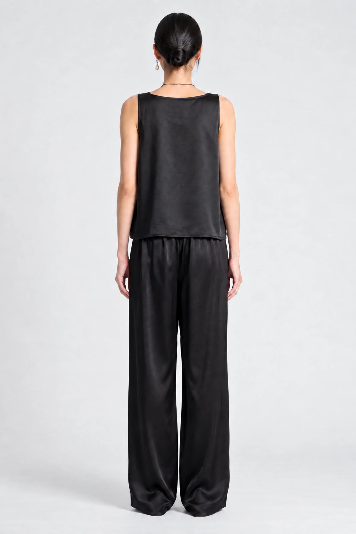 Saint Art Isola Charmeuse Scoop Neck Tank