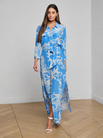 L'agence TS Cameron Silk Shirt Dress