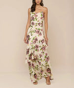 Lagence TS Viola Silk Cowl Neck Gown