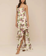 Lagence TS Viola Silk Cowl Neck Gown