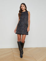 Lagence Florian Tweed Shift Dress