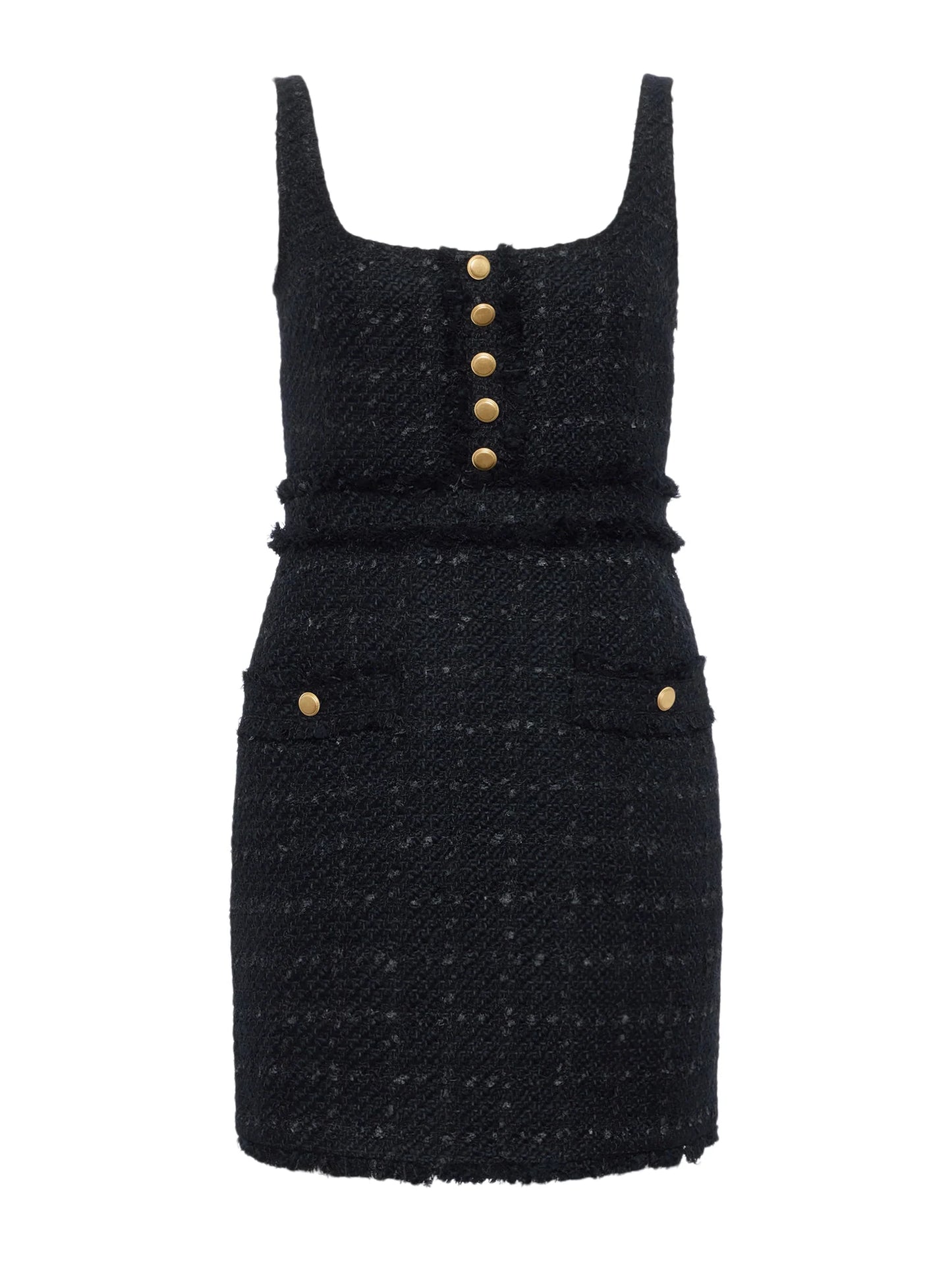 L'agence Valli Square Neck Mini Dress