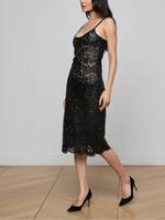 L'agence Ts Kazuko Lasercut Midi Dress