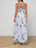 L'agence TS Sutton BDD Strap Maxi Dress