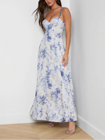 L'agence TS Sutton BDD Strap Maxi Dress