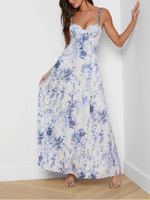 L'agence TS Sutton BDD Strap Maxi Dress