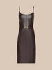 Lagence Halia Buckle Midi Dress