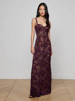 L'Agence Ts Laynie Lace Maxi Dress