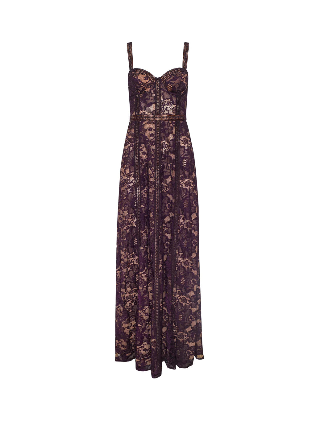 L'Agence Ts Laynie Lace Maxi Dress