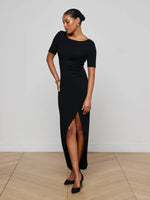 L'Agence Ts Lennon SS SLT Maxi Dress