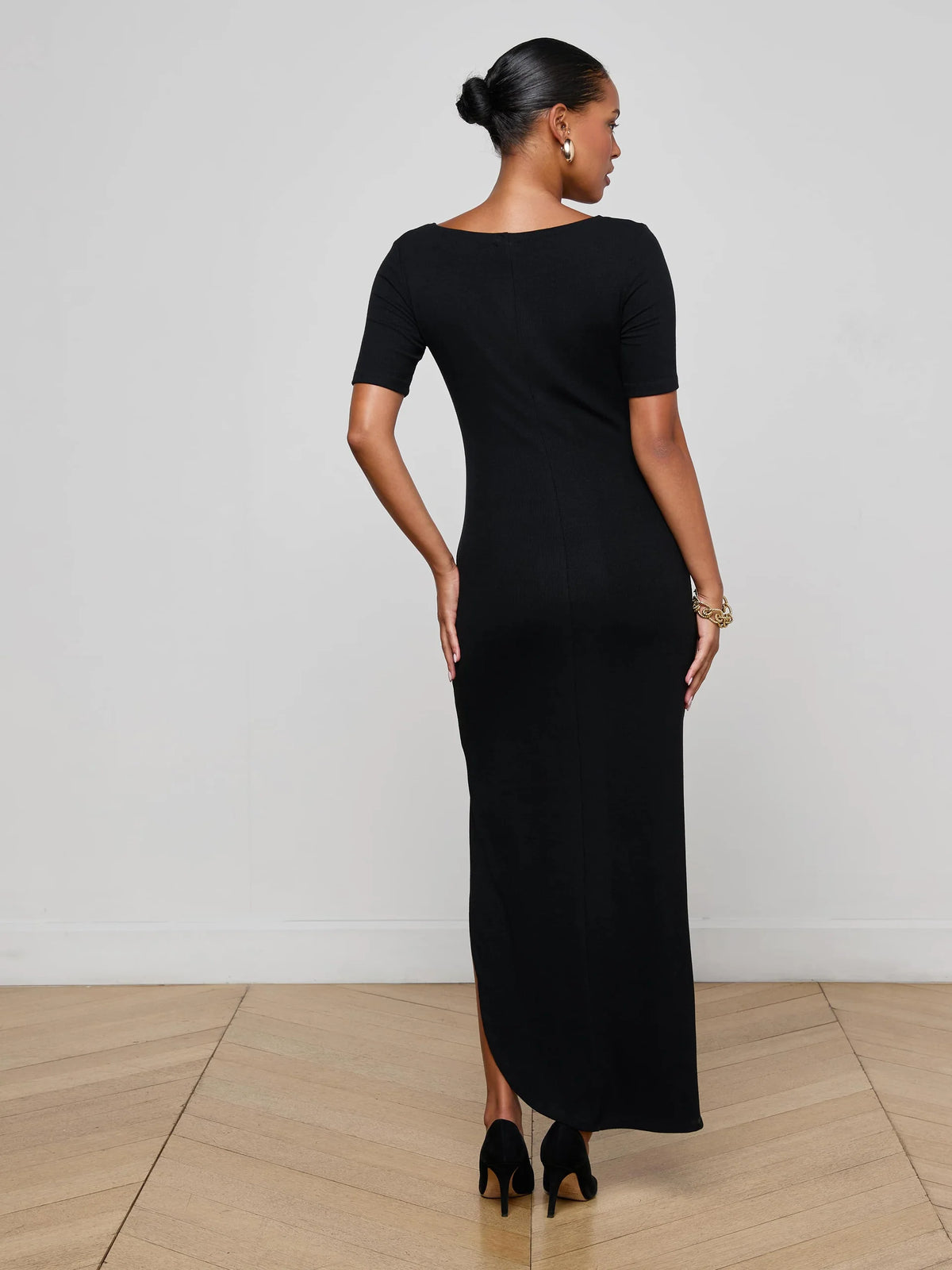 L'Agence Ts Lennon SS SLT Maxi Dress