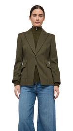 Simkhai Auden Knit Combo Blazer