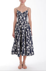 Karina Grimaldi Winona Print Midi Dress