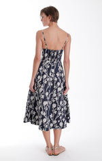 Karina Grimaldi Winona Print Midi Dress