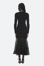 Sea Valo Mixed Media Maxi Dress