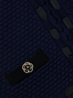 L'agence Astor Contrast Trim Cardigan