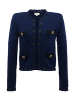L'agence Astor Contrast Trim Cardigan