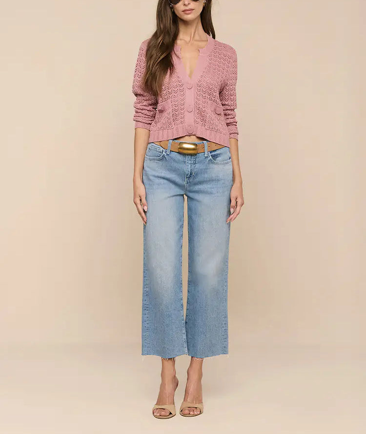 Lagence TS Orla Pointelle Knit Cardigan