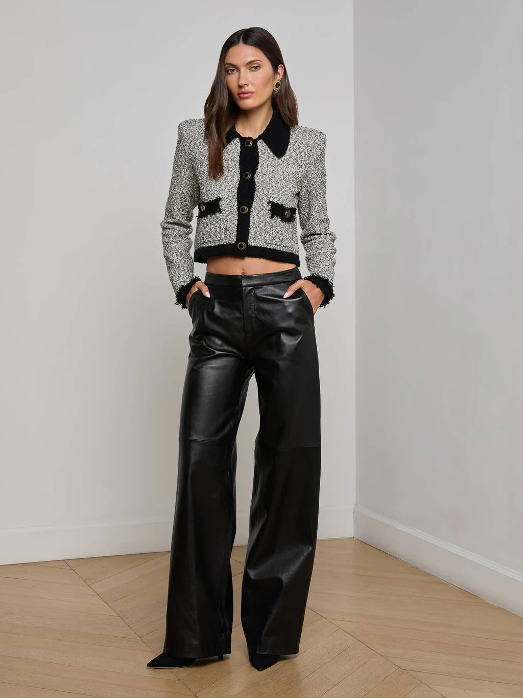 Lagence Arielle Collared Jacket